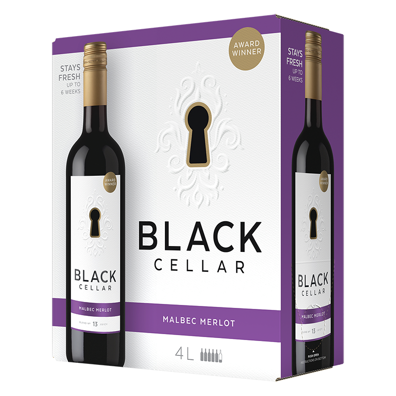 Black Cellar Malbec Merlot 4L Bag in Box