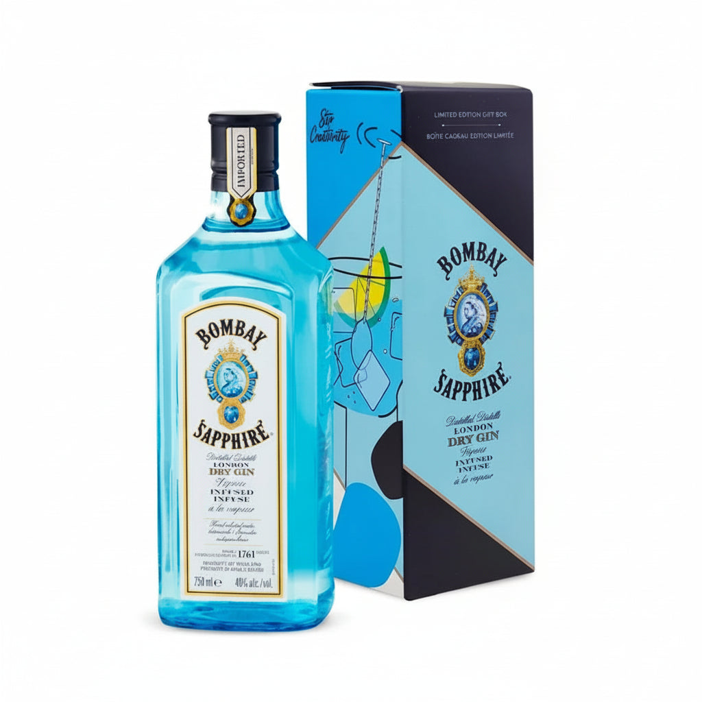 Bombay Sapphire London Dry Gin Gift Box