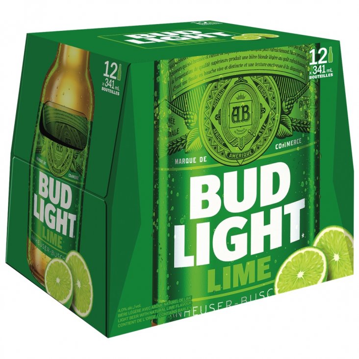 Bud Light Lime 12x341ml Bottles