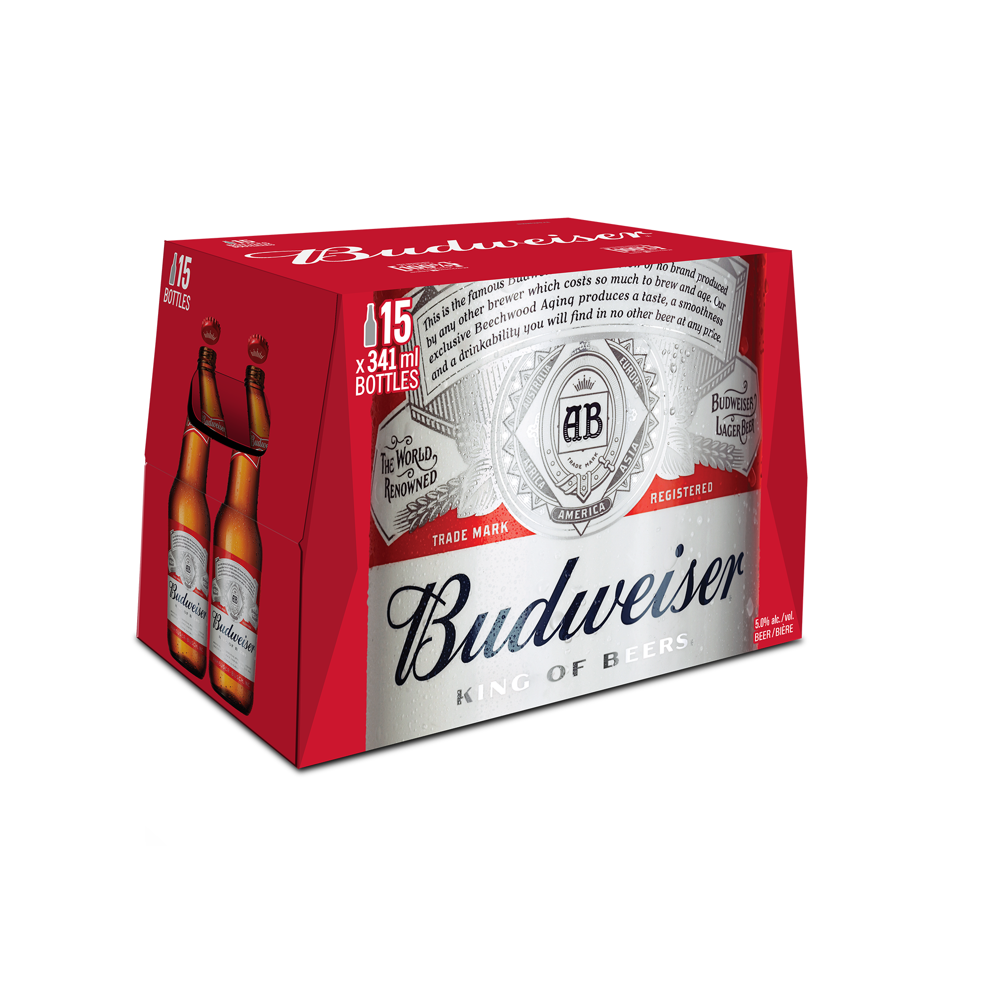 Budweiser 15x341 Bottles