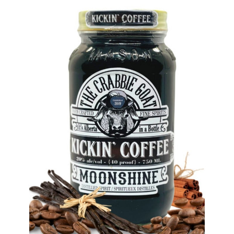 The Crabbie Goat Distillery Coffee N' Cream Moonshine