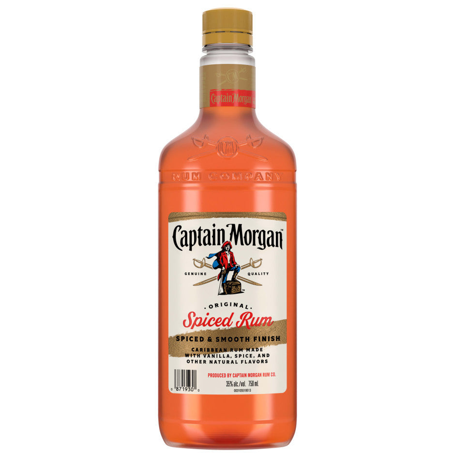 Captain Morgan Original Spiced Caribbean Rum Plastic Bottle