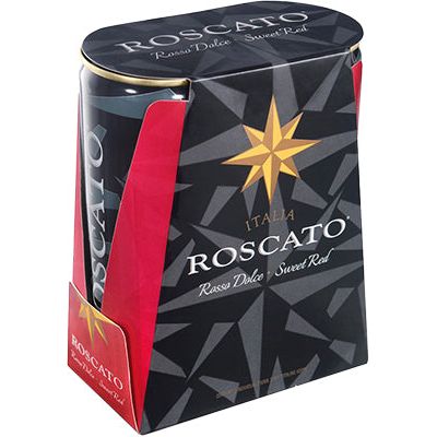 Cavit Roscato Rosso Dolce Sweet Red 2x500ml Cans