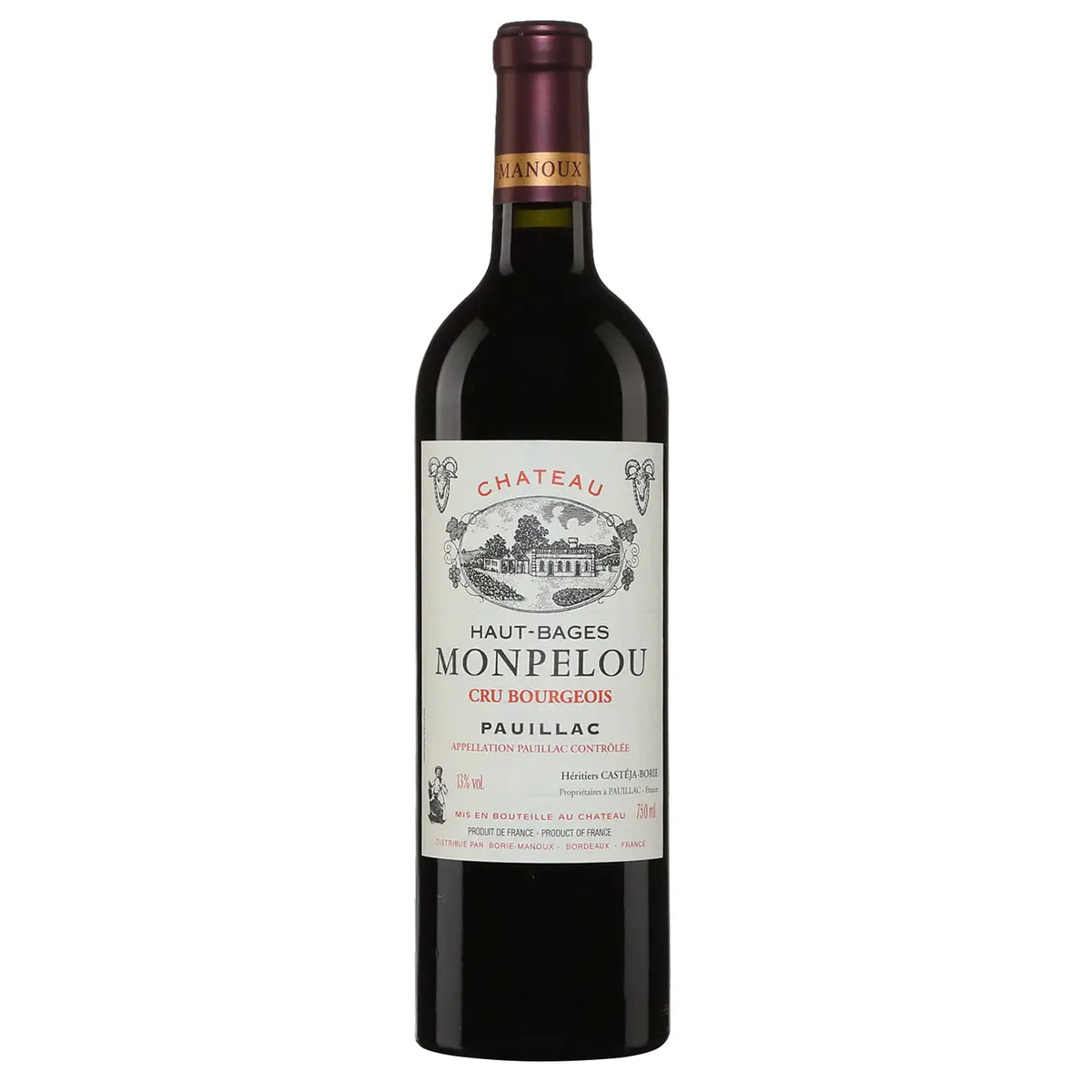 Château Haut-Bages Monpelou Cru Bourgeois Pauillac 2016