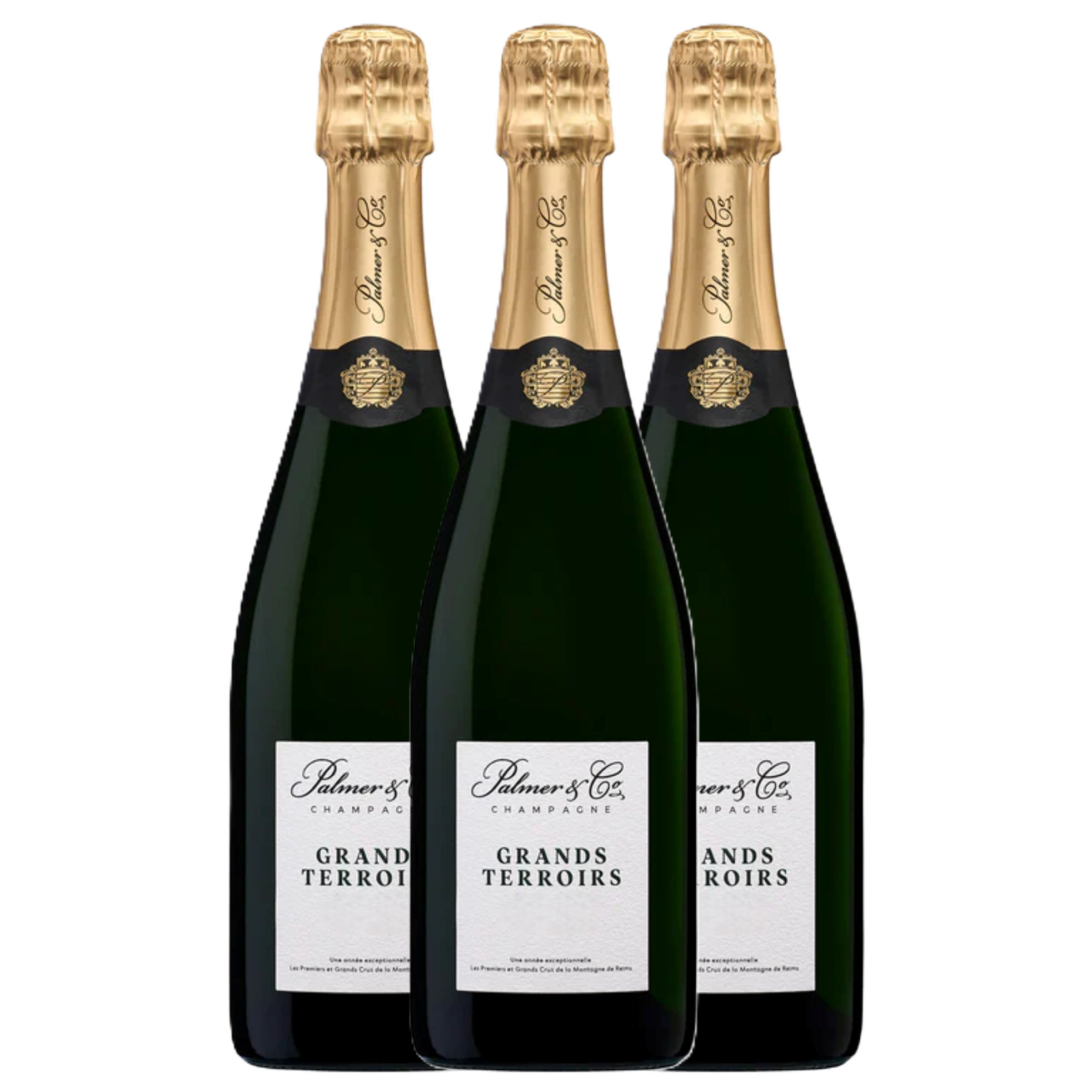 Champagne Palmer Grands Terroirs 2015 3x750ml Bundle