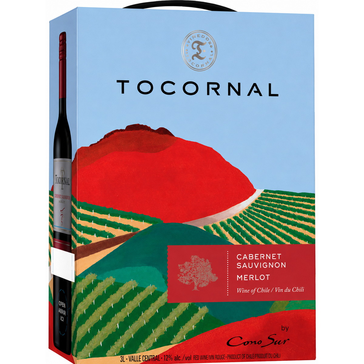 Cono Sur Tocornal Cabernet Sauvignon Merlot 2012 3L Bag in Box