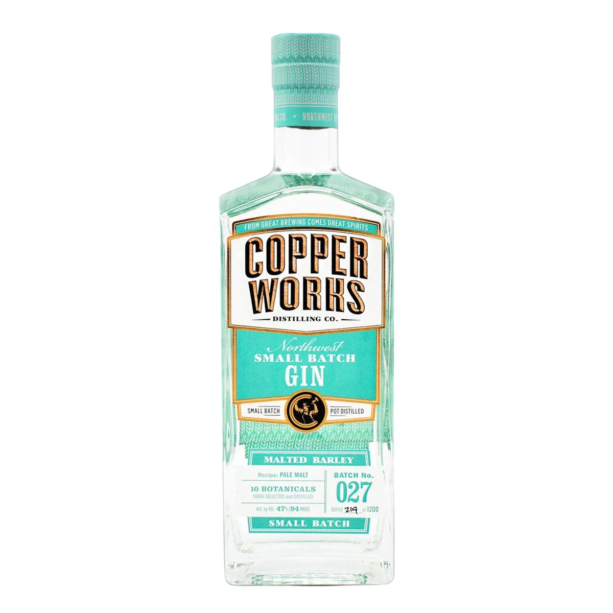 Copperworks Small Batch Distilled Gin