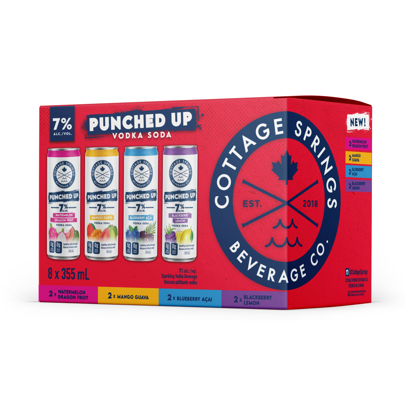 Cottage Springs Punched Up Variety 8 Cans