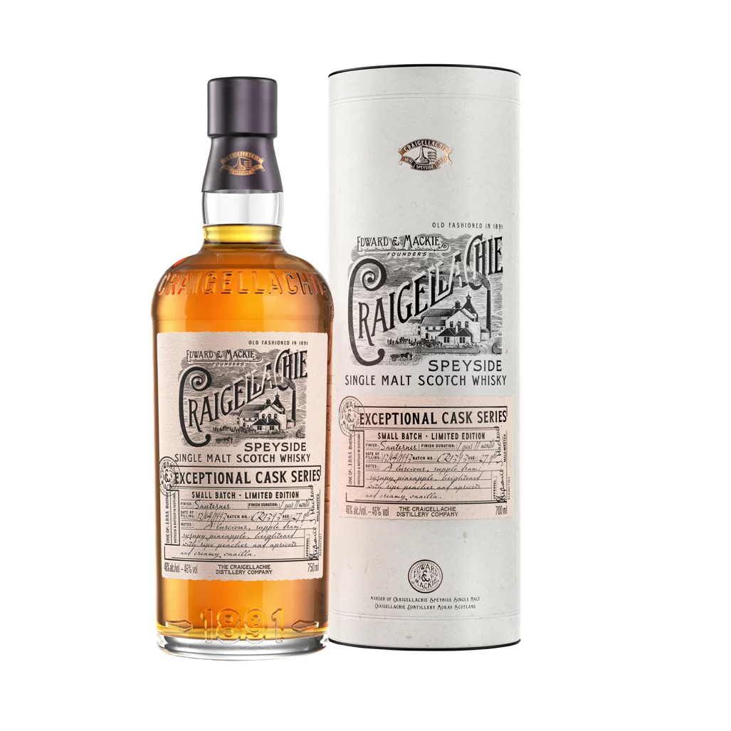 Craigellachie 27 Year Old Exceptional Cask Sauternes Finish