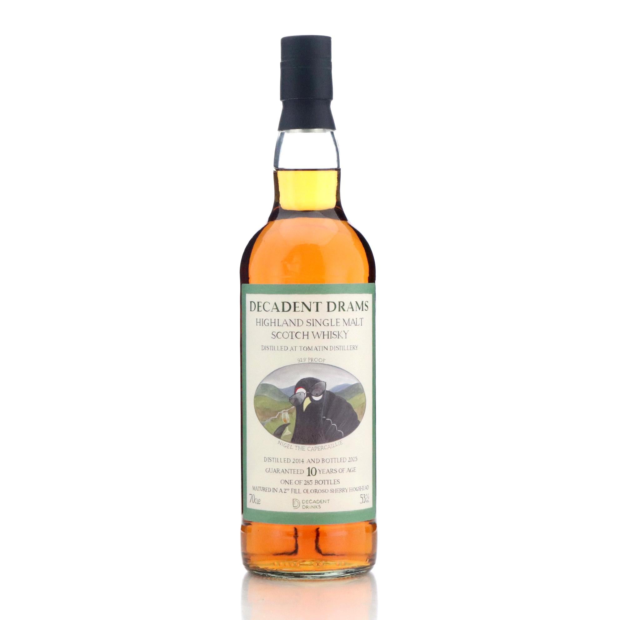 Decadent Drams Tomatin 2014 10 Year Old