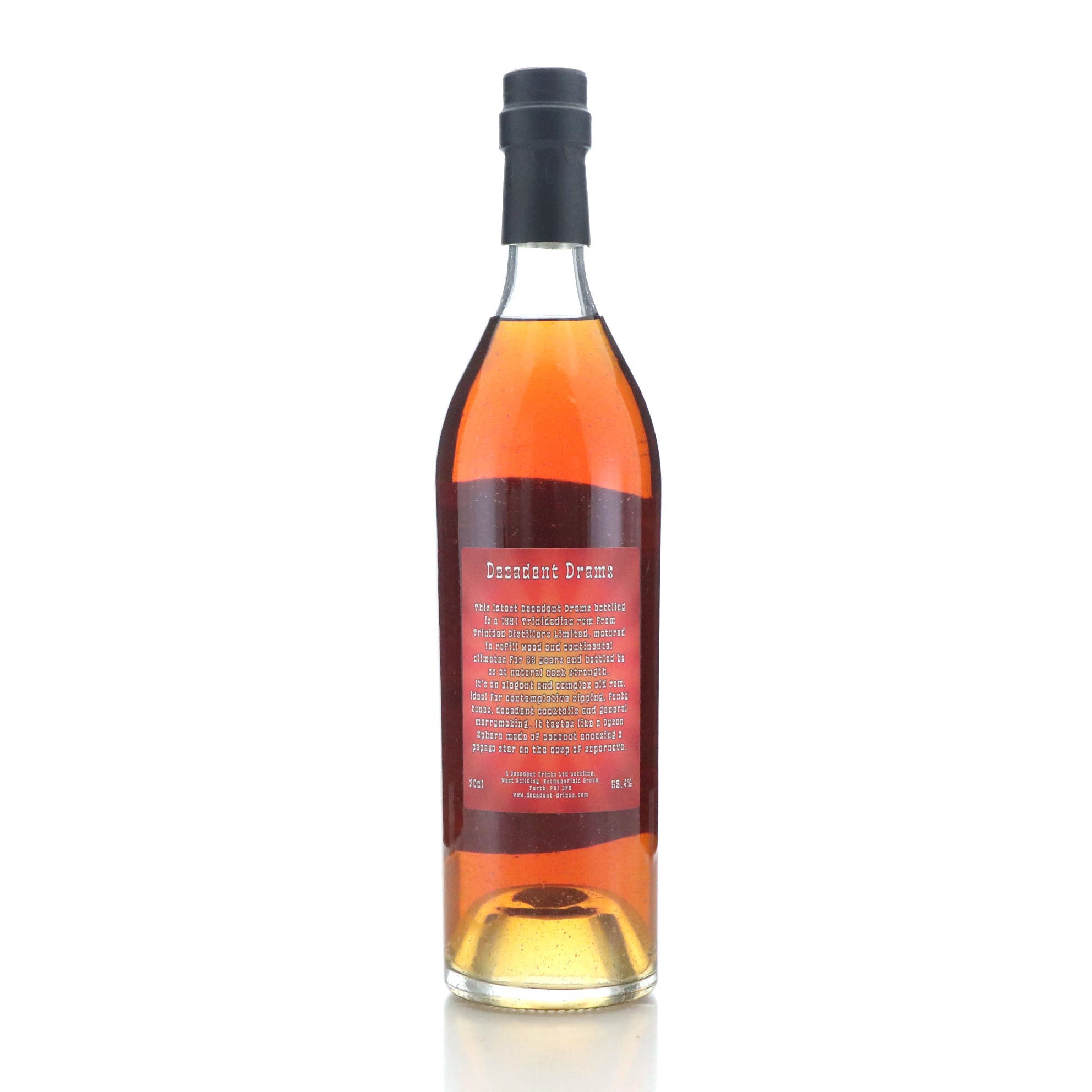 Decadent Drinks Trinidad TDL 1991 33 Year Old Rum