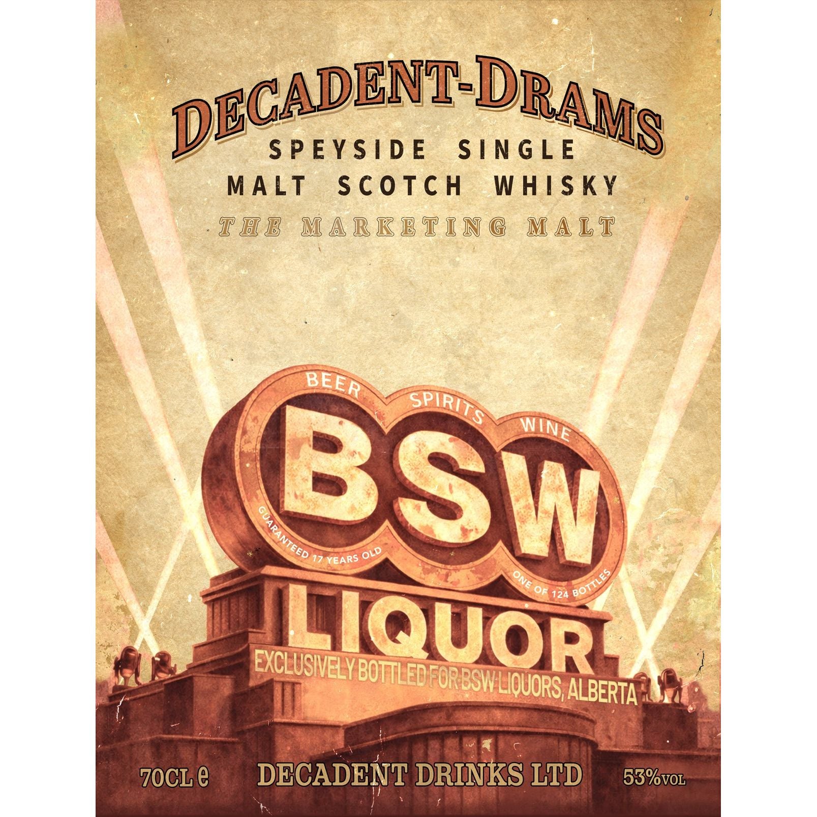 Decadent-Drams Marketing Malt (The Macallan) BSW Liquor Exclusive