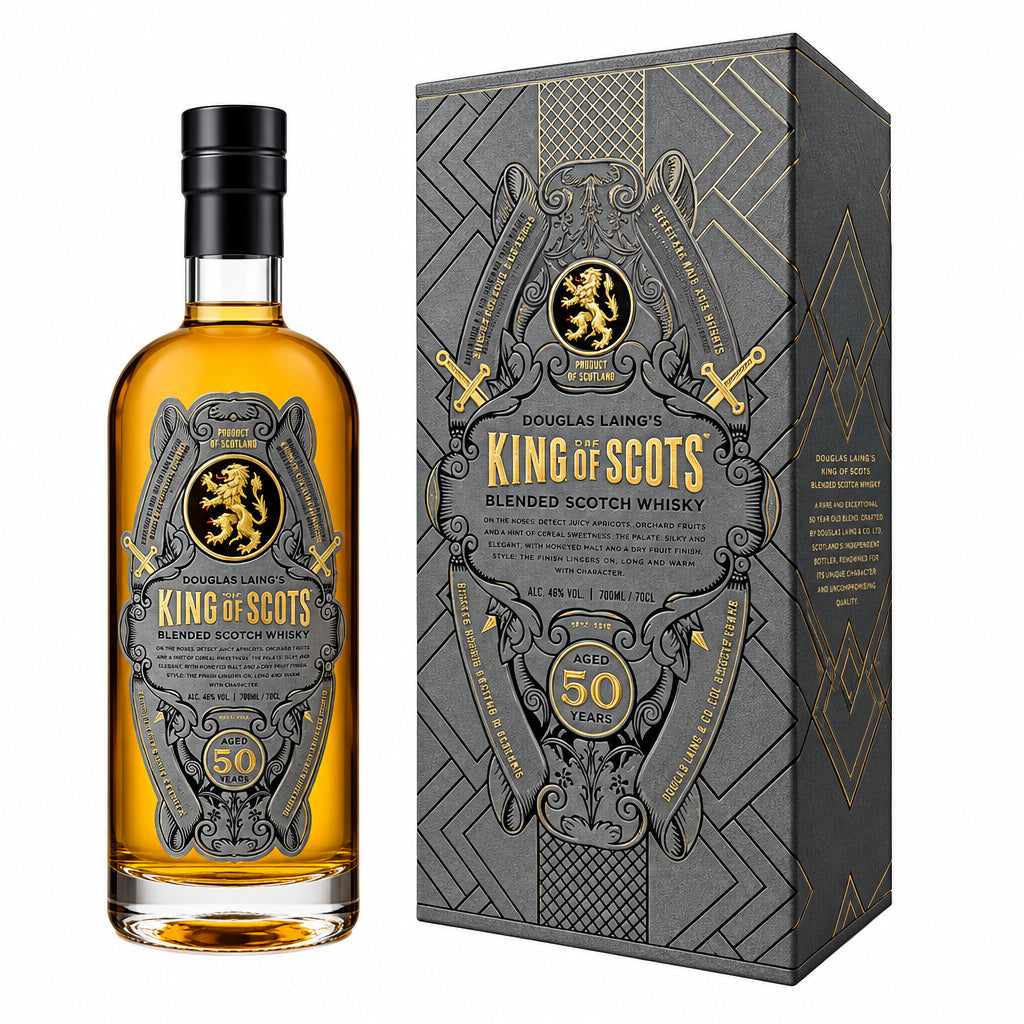 Douglas Laing King of Scots 50 Year Old Blended Scotch 75th Anniversary Limited Edition
