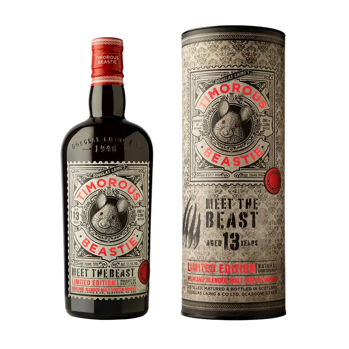 Douglas Laing Timorous Beastie Meet the Beast 13 Year Old Cask Strength Limited Edition
