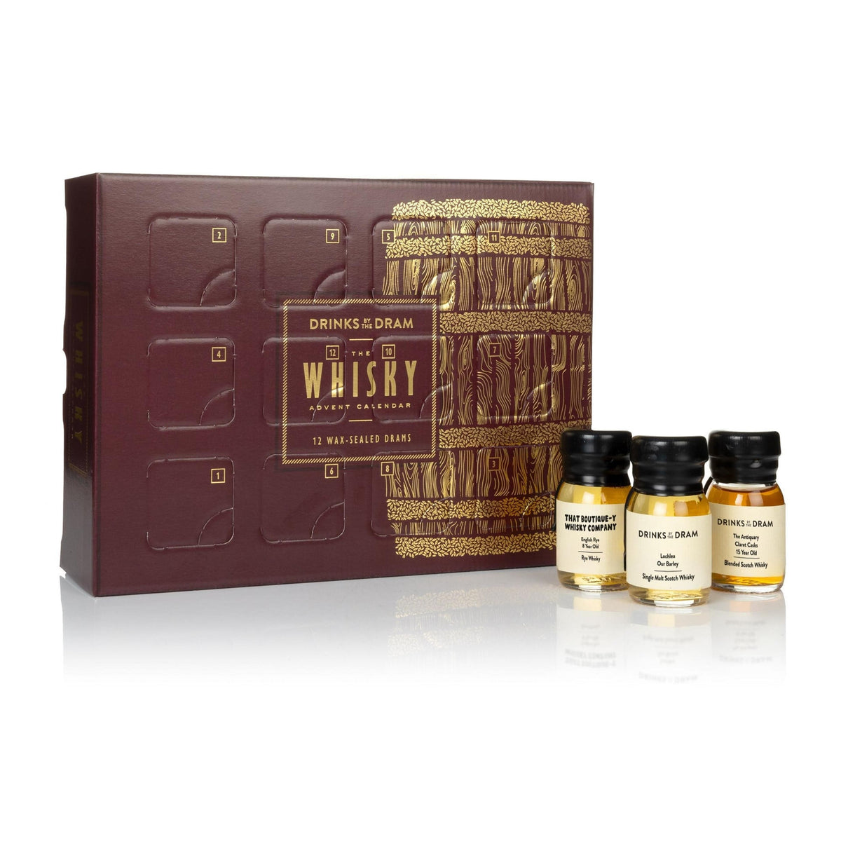 Drinks by the Dram Whisky Mini Advent Calendar Mixed 5