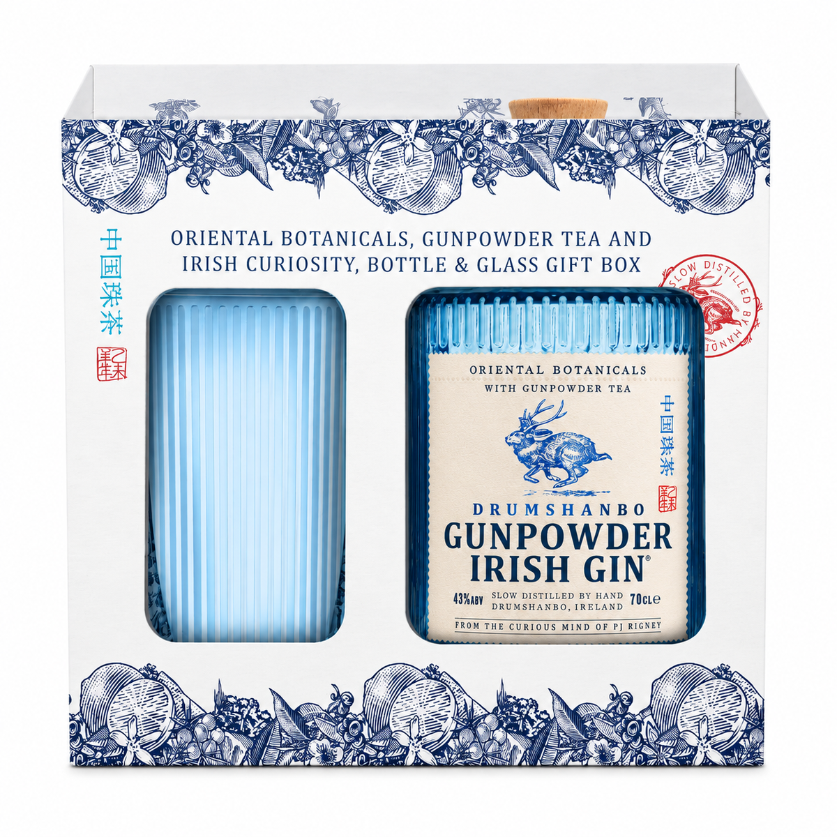 Drumshanbo Gunpowder Irish Gin Gift Pack with Glass