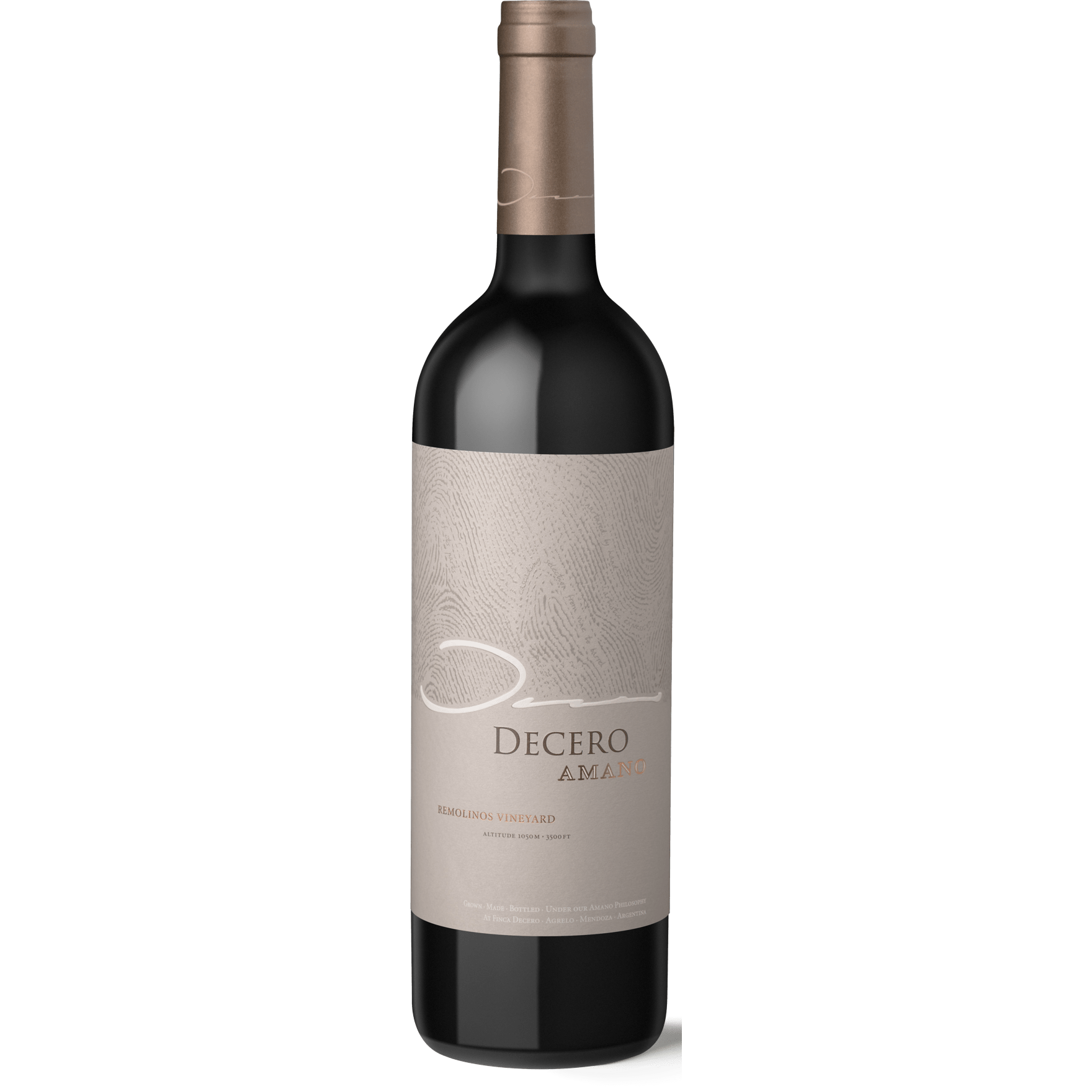Finca Decero Remolinos Vineyard Amano 2010