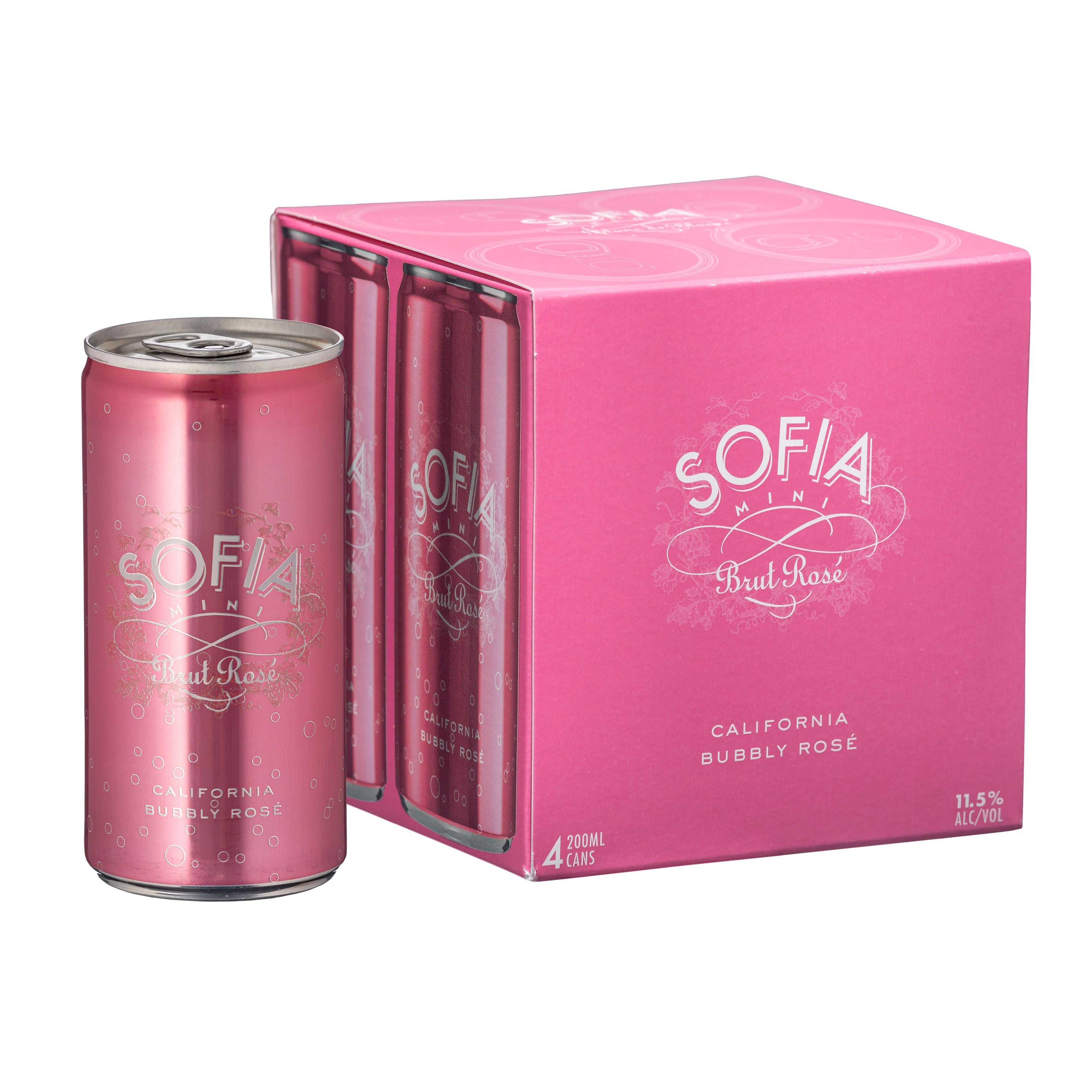 Francis Coppola Sophia Mini Brut Rose 4x187ml