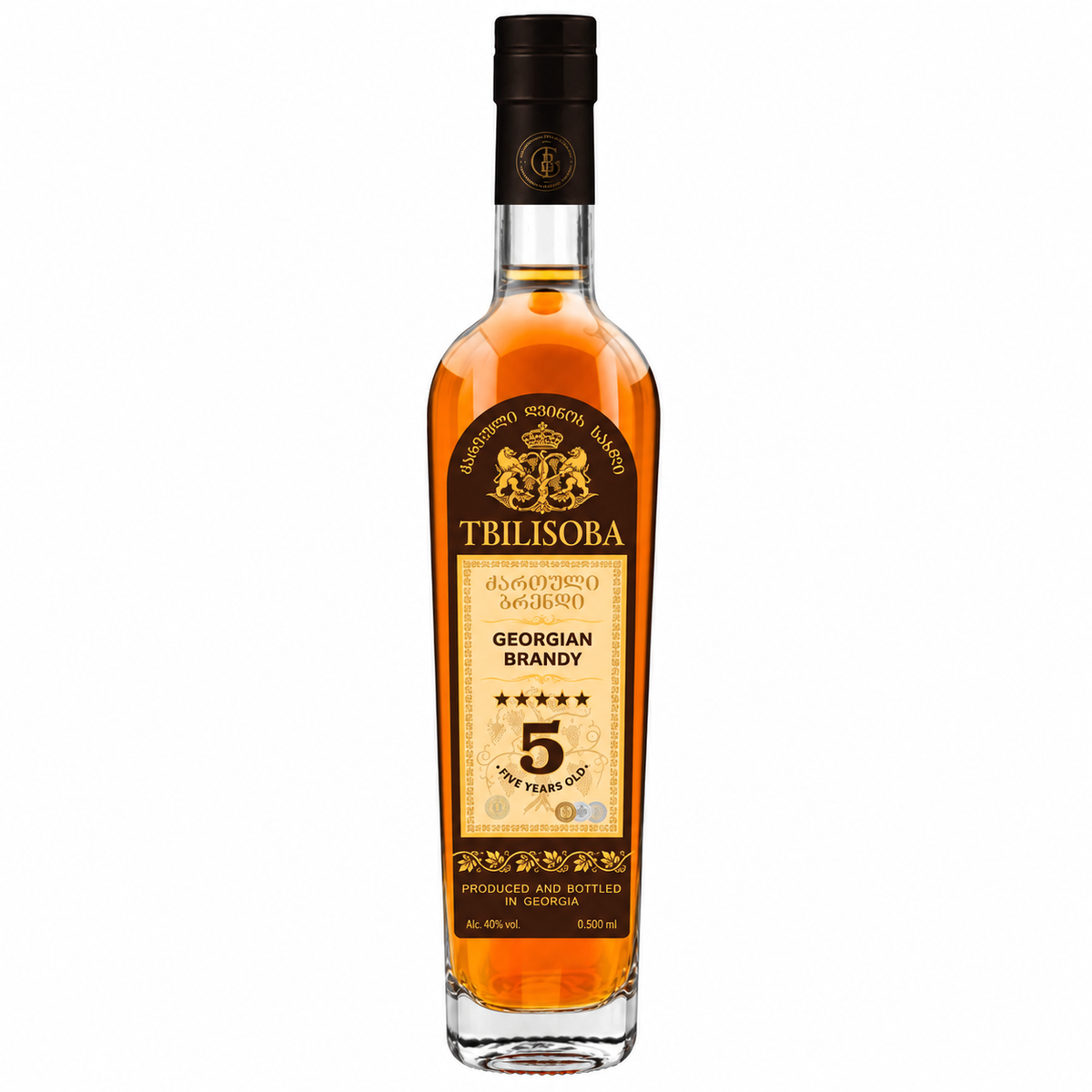 Georgian Wine House Tbilisoba 5 Years Old Brandy