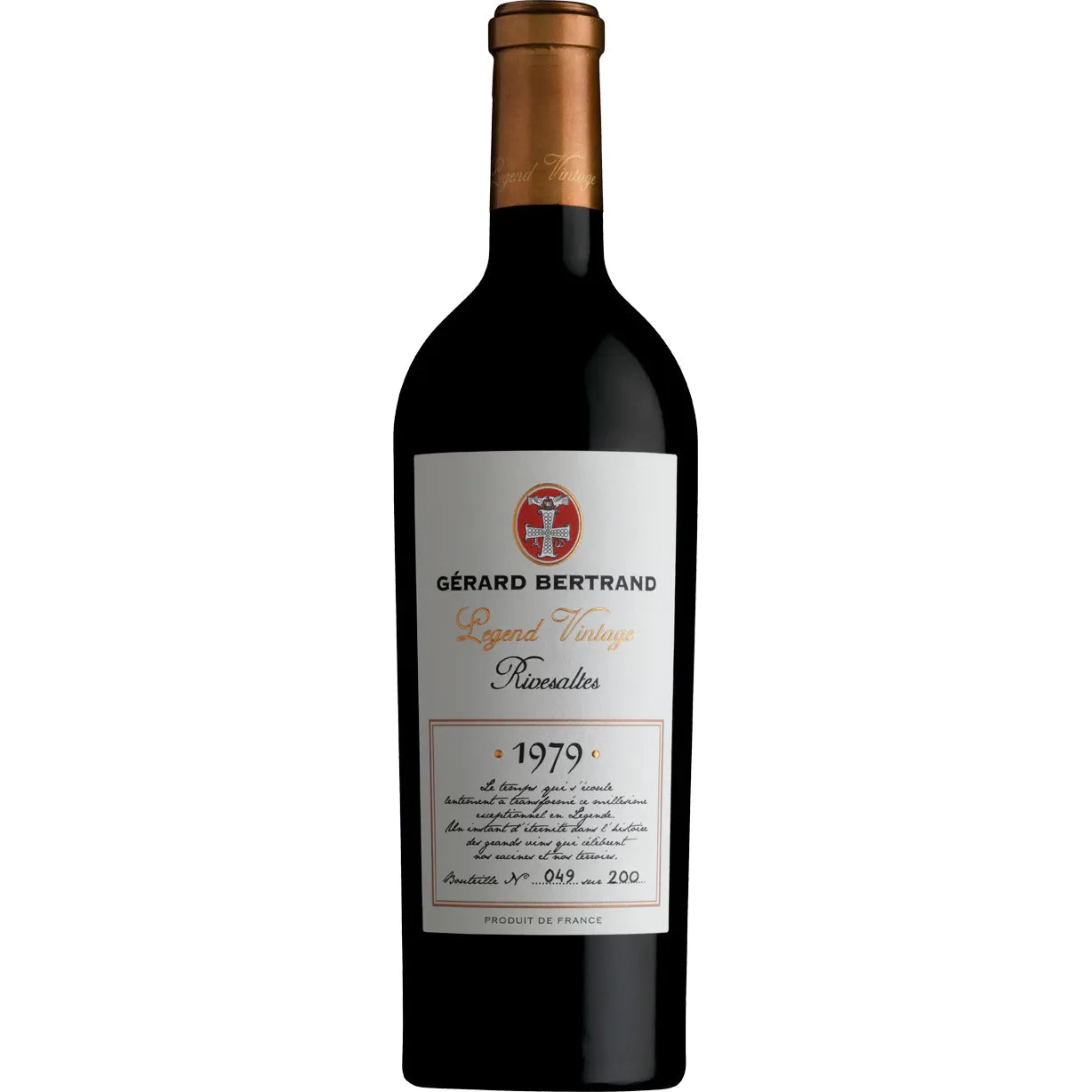 Gerard Bertrand Rivesaltes Legend Vintage 1979