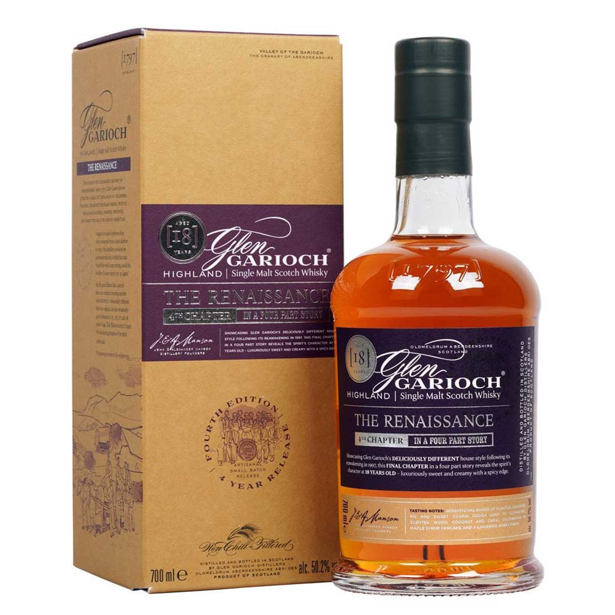 Glen Garioch The Renaissance 4th Chapter 18 Year Old 50.2% ABV 700ml
