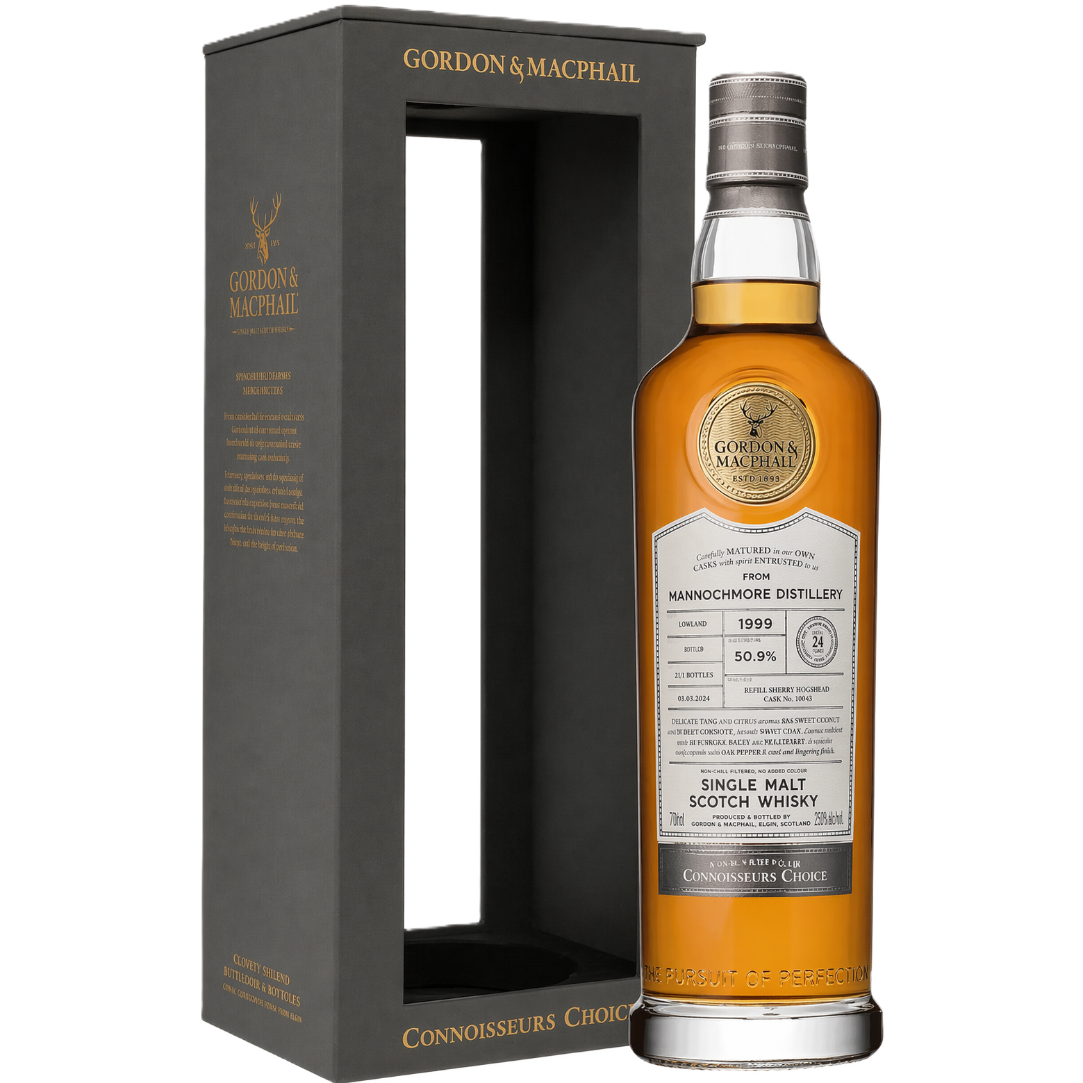 Gordon & MacPhail Connoisseur's Choice Mannochmore 1999 24 Year Old