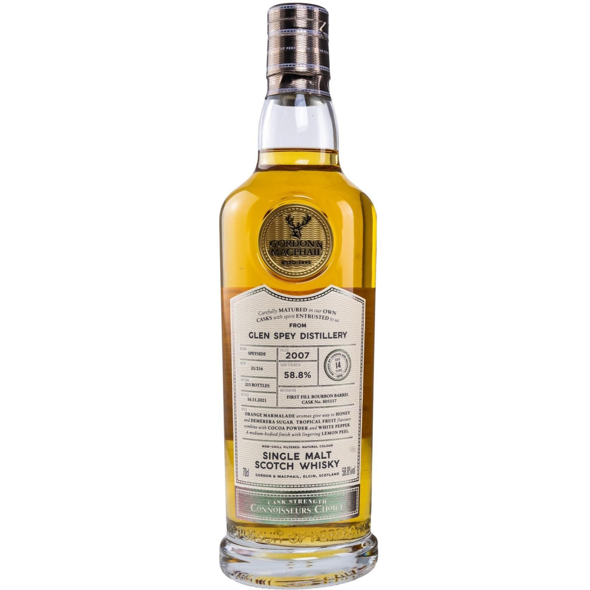 Gordon & MacPhail Connoisseurs Choice Glen Spey 13 Year Old 2007 Cask #805115