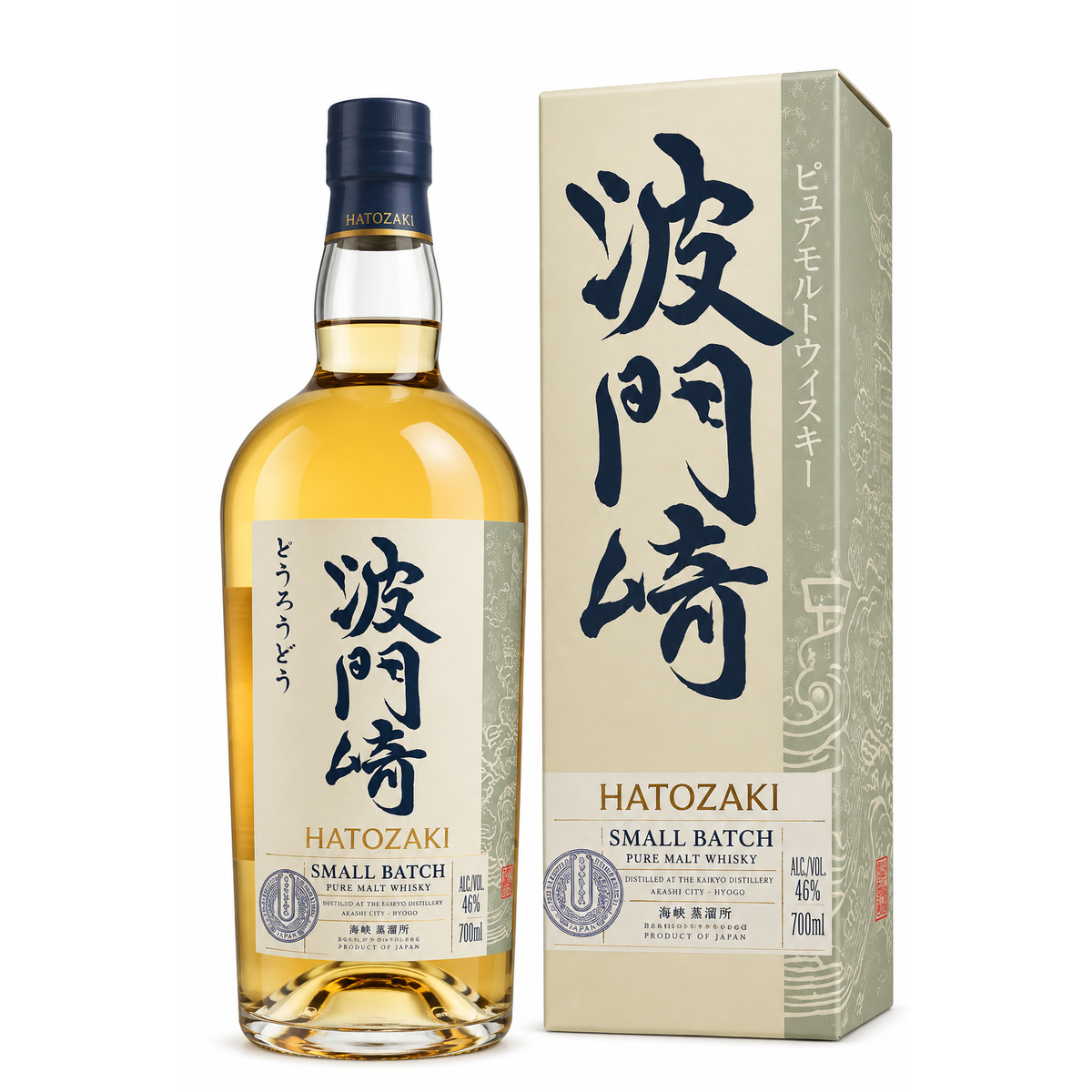 Hatozaki Small Batch Pure Malt Japanese Whisky 700ml