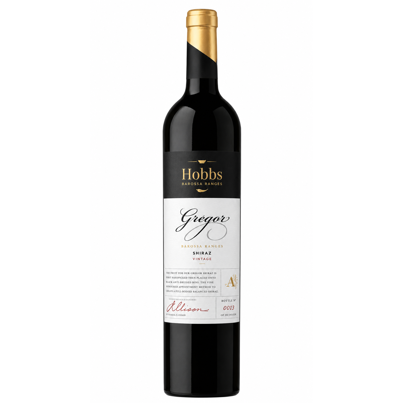 Hobbs of Barossa Ranges Gregor Shiraz