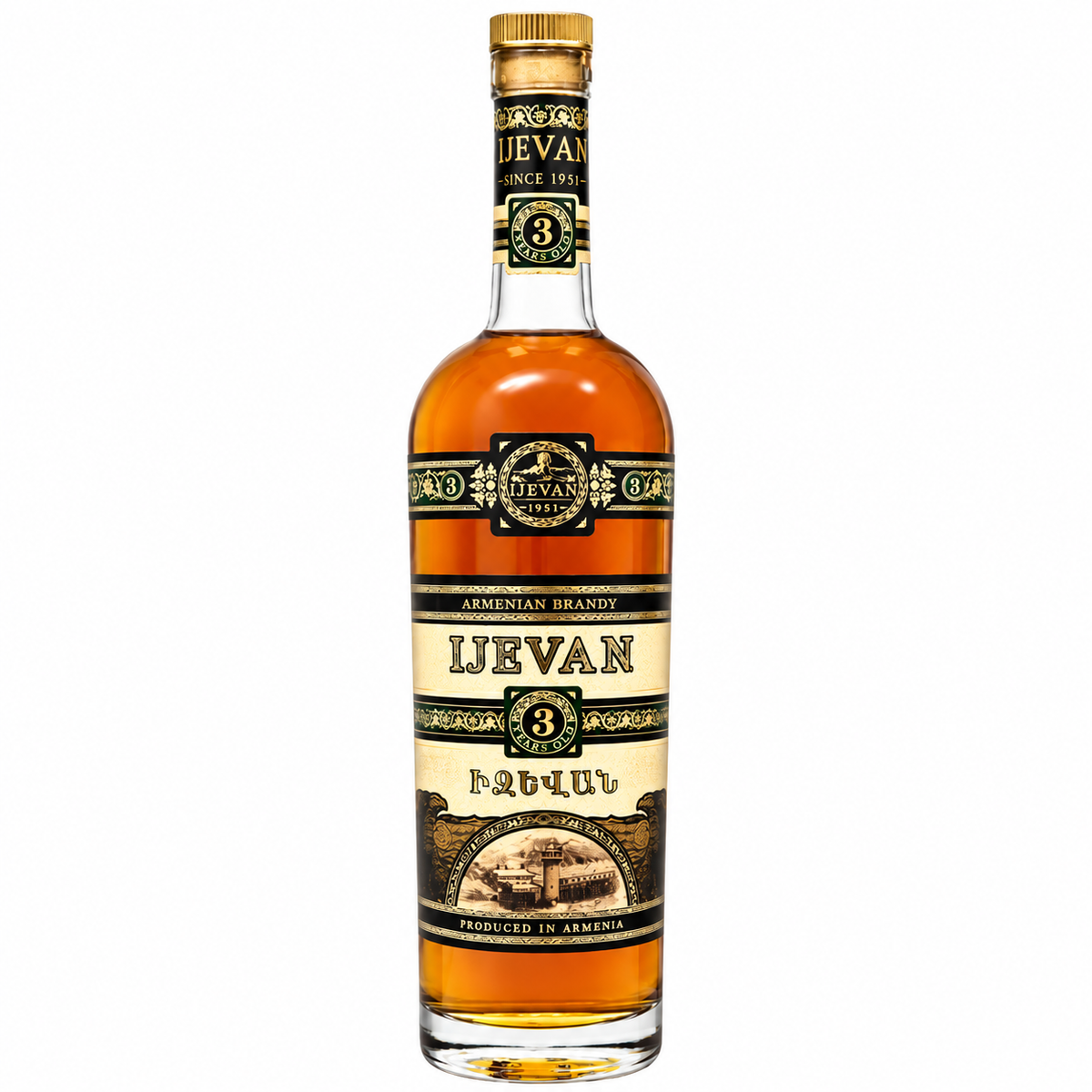 Ijevan Armenian Brandy 3 Years Old 500ml