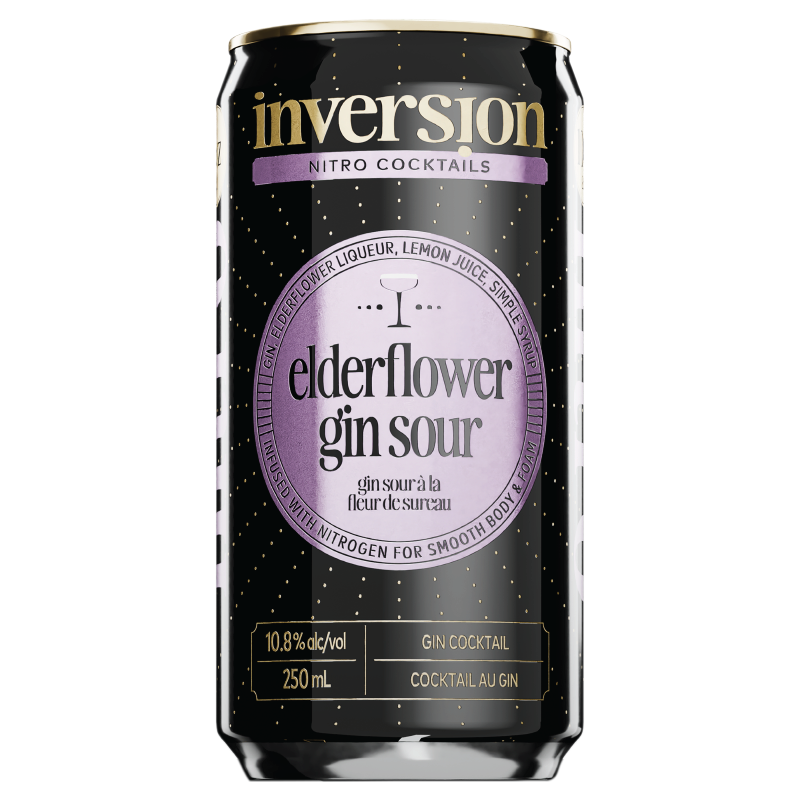 Inversion Nitro Elderflower Gin Sour 250ml