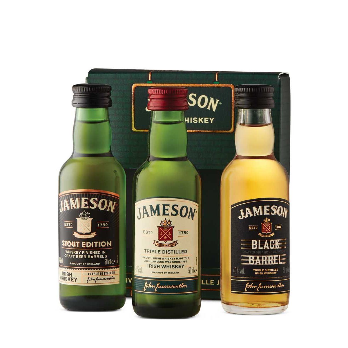 Jameson Irish Whiskey Gift Pack 3 x 50ml