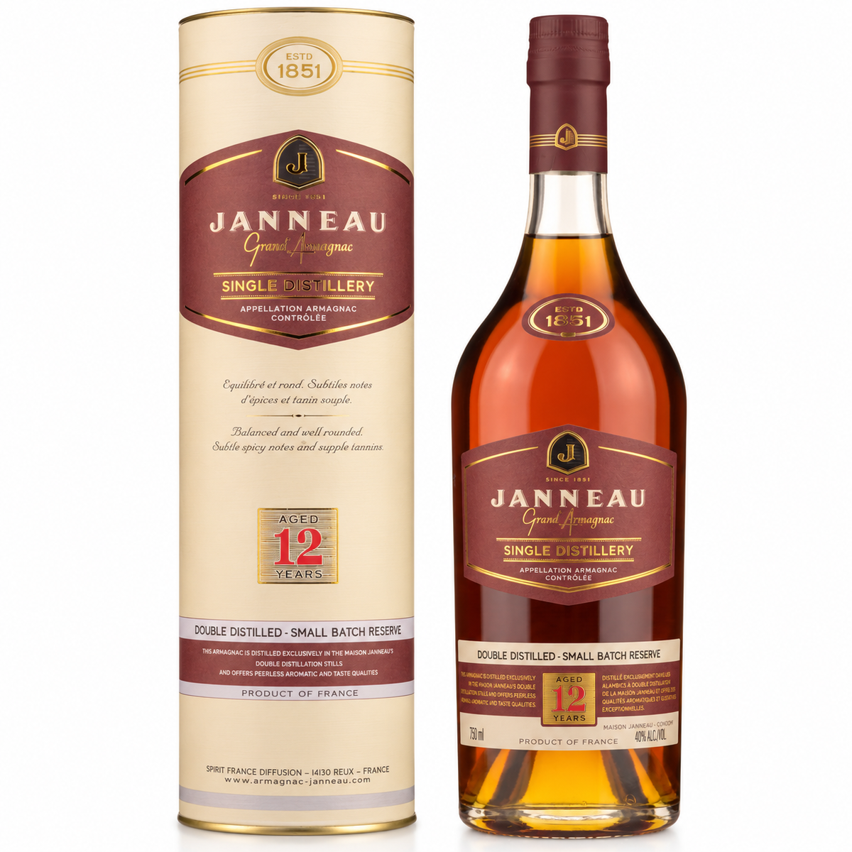 Janneau 12 Year Old Grand Armagnac