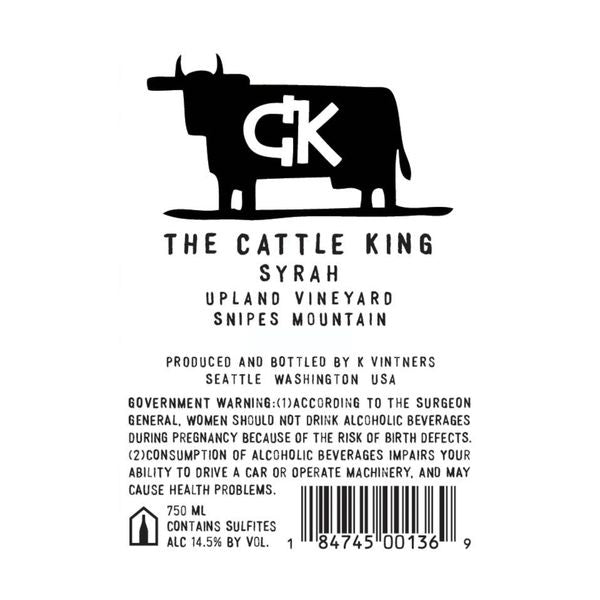 K Vintners Cattle King Syrah