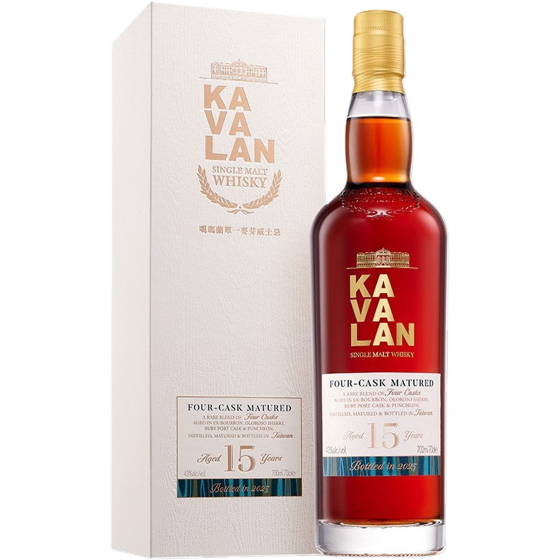 Kavalan 15 Year Old 2025 Edition Taiwanese Single Malt Whisky