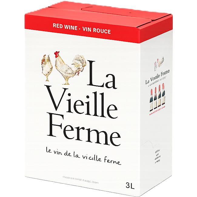 La Vieille Ferme Rouge 3L Bag in Box