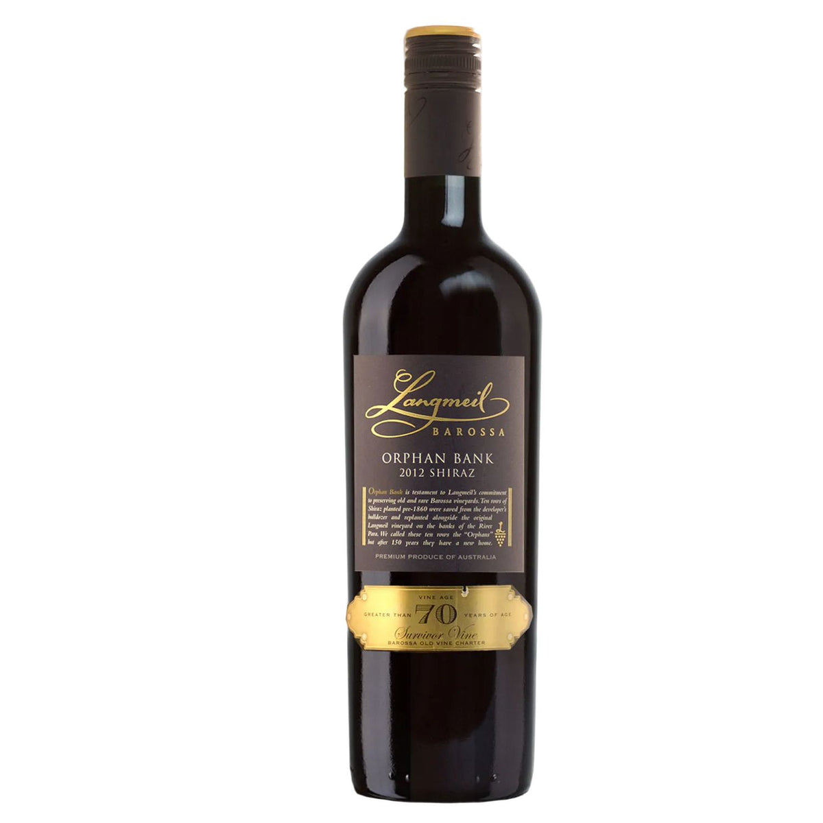 Langmeil Orphan Bank Shiraz 2012