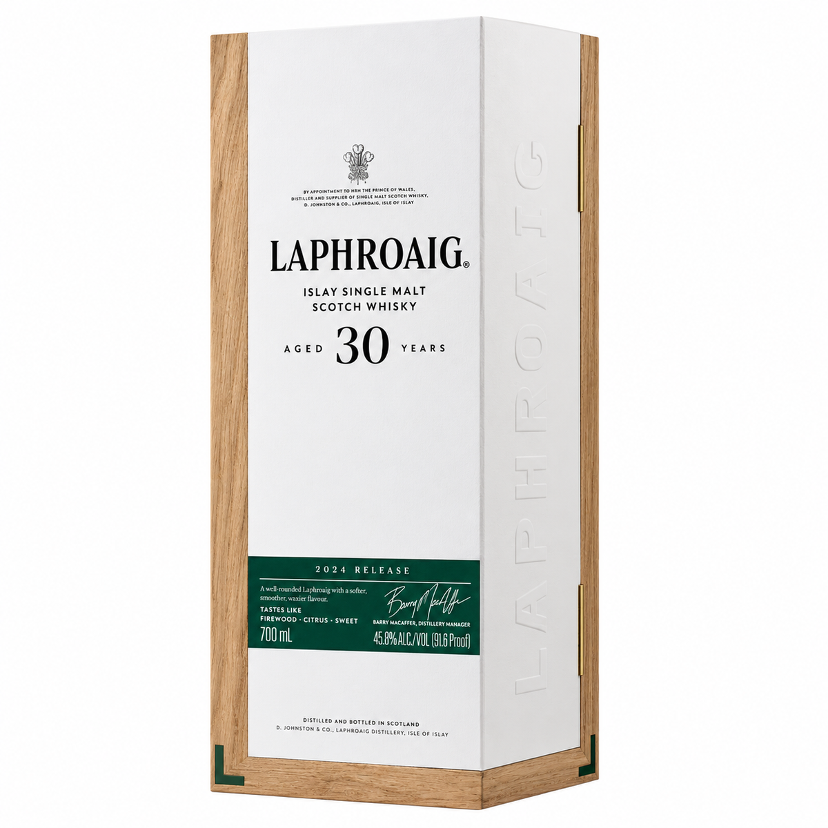 Laphroaig 30 Year Old 2024 Release