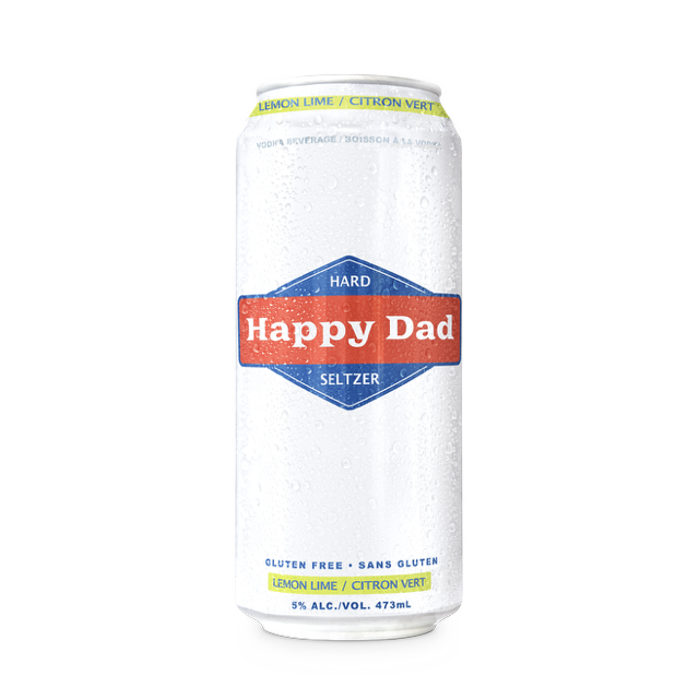 Happy Dad Hard Seltzer Lemon Lime 473ml