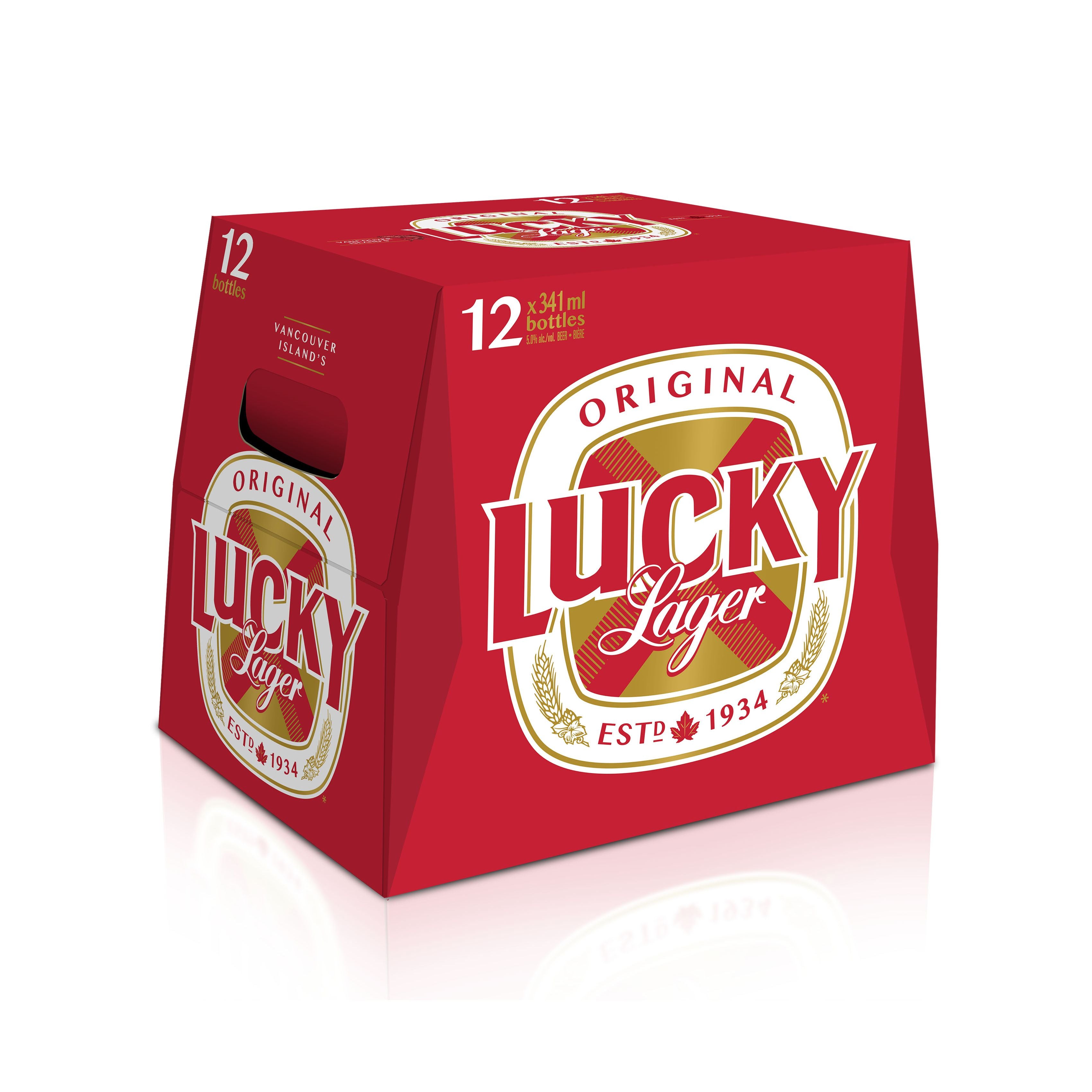 Lucky Lager 12x341ml Bottles
