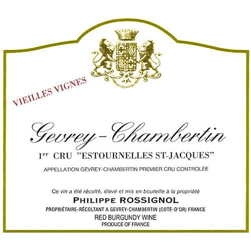 Philippe Rossignol Gevrey-Chambertin 1er Cru Estournelles St-Jacques 2017 750ml