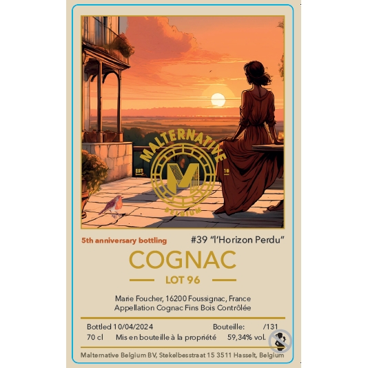 Malternative #39 'L'Horizon Perdu' Marie Foucher Lot 96 1996 Fins Bois Cognac