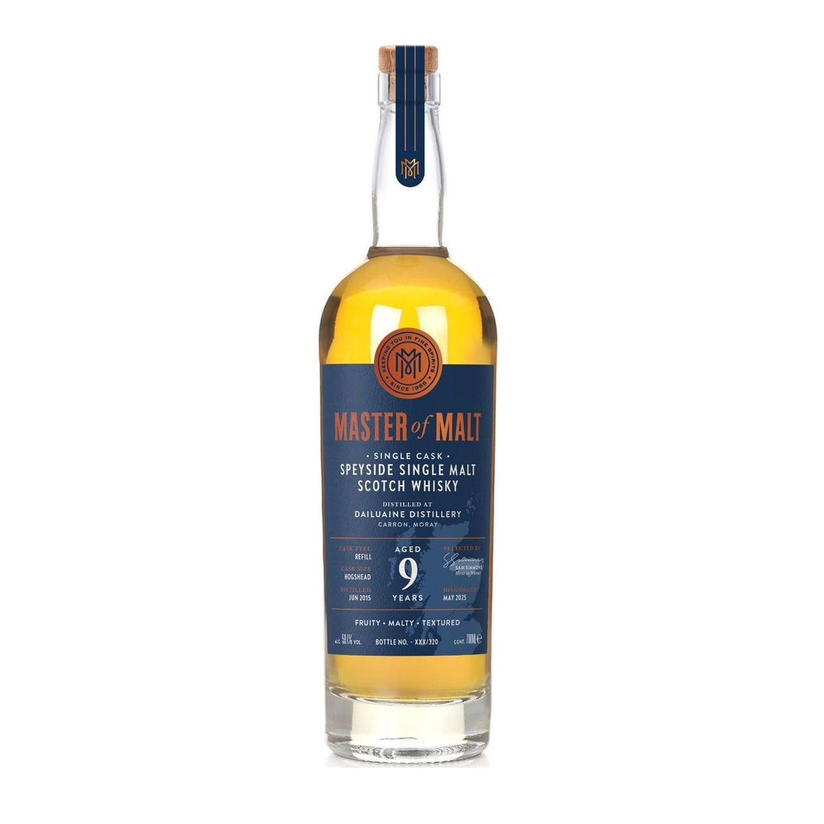 Master of Malt Dailuaine (Waxy) 9 Year Old 2015
