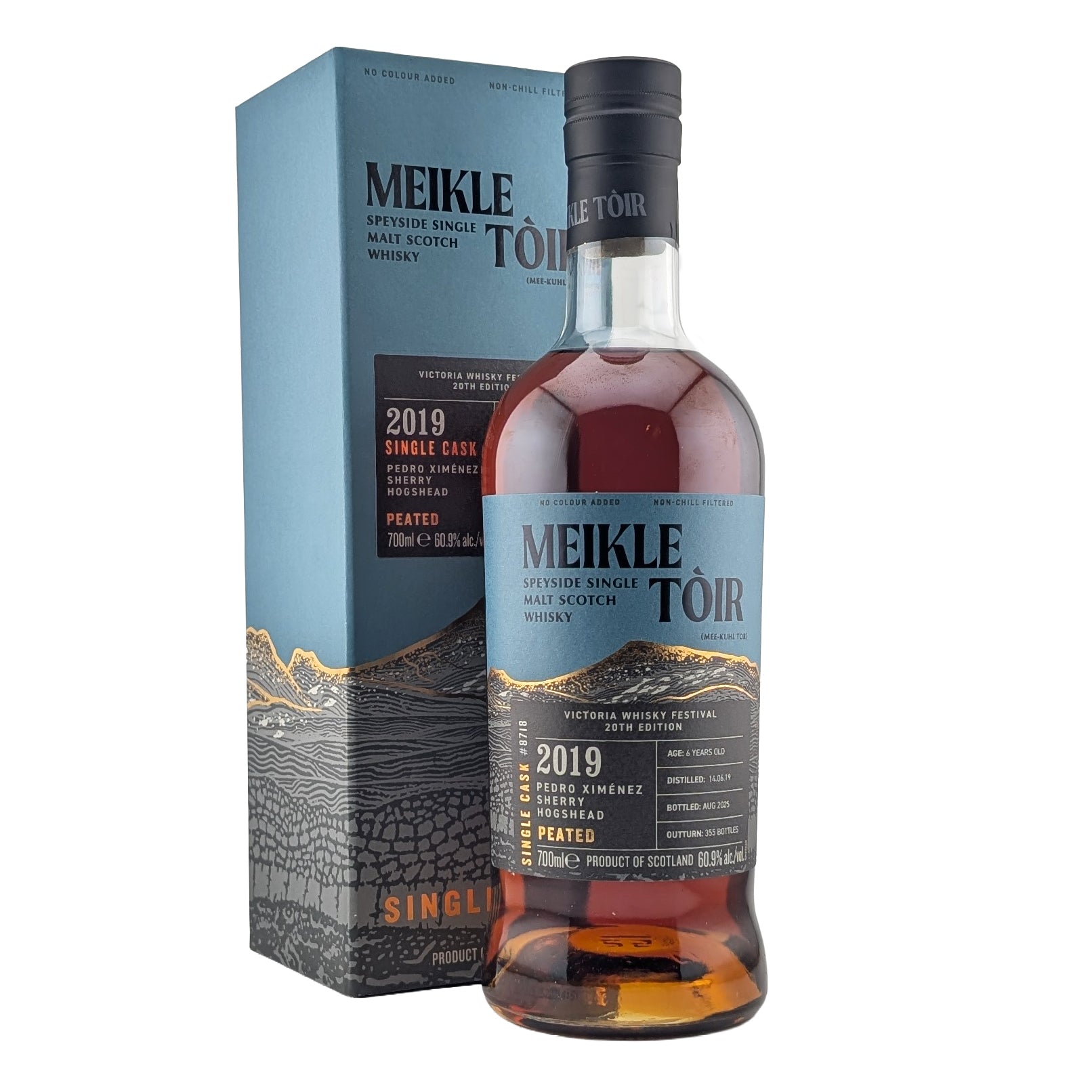 Meikle Tòir 2019 6 Year Old PX Cask #8718