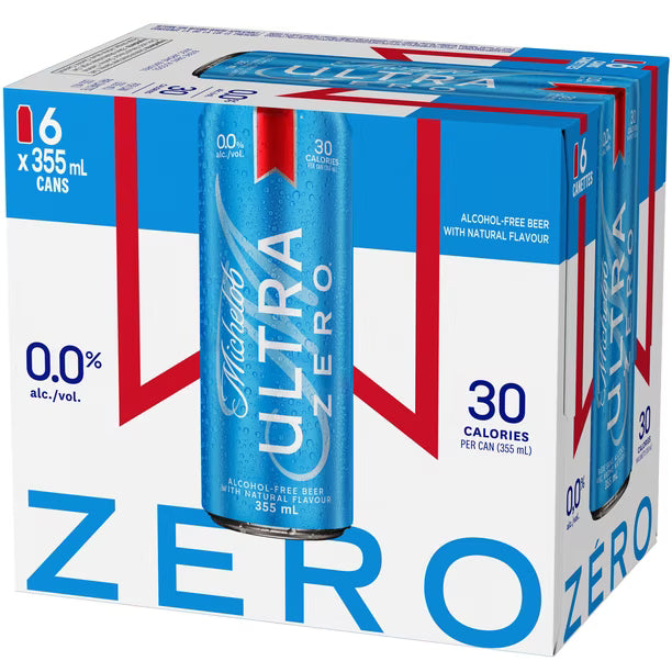 Michelob Ultra 0.0 Non Alcoholic 6 Cans