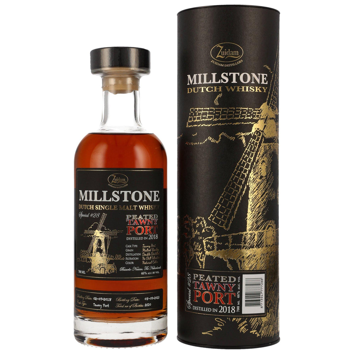Millstone Special #28 5 Year Old Peated Tawny Port Dutch Single Malt Whisky