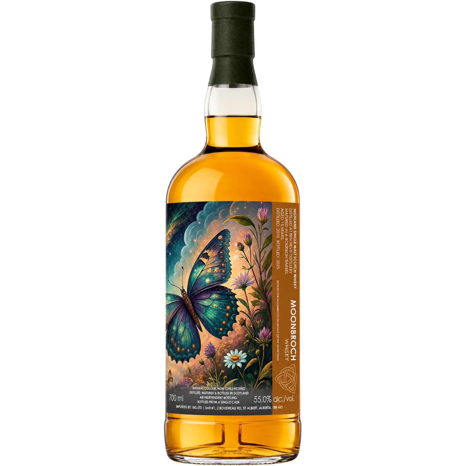 Moonbroch Ben Nevis 2010 15 Year Old 55.0% ABV