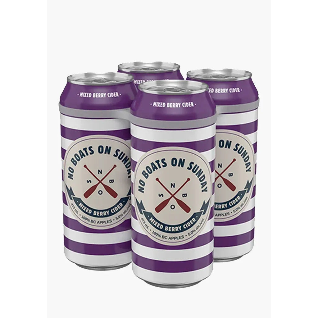 No Boats Mixed Berry 4 Tall Cans