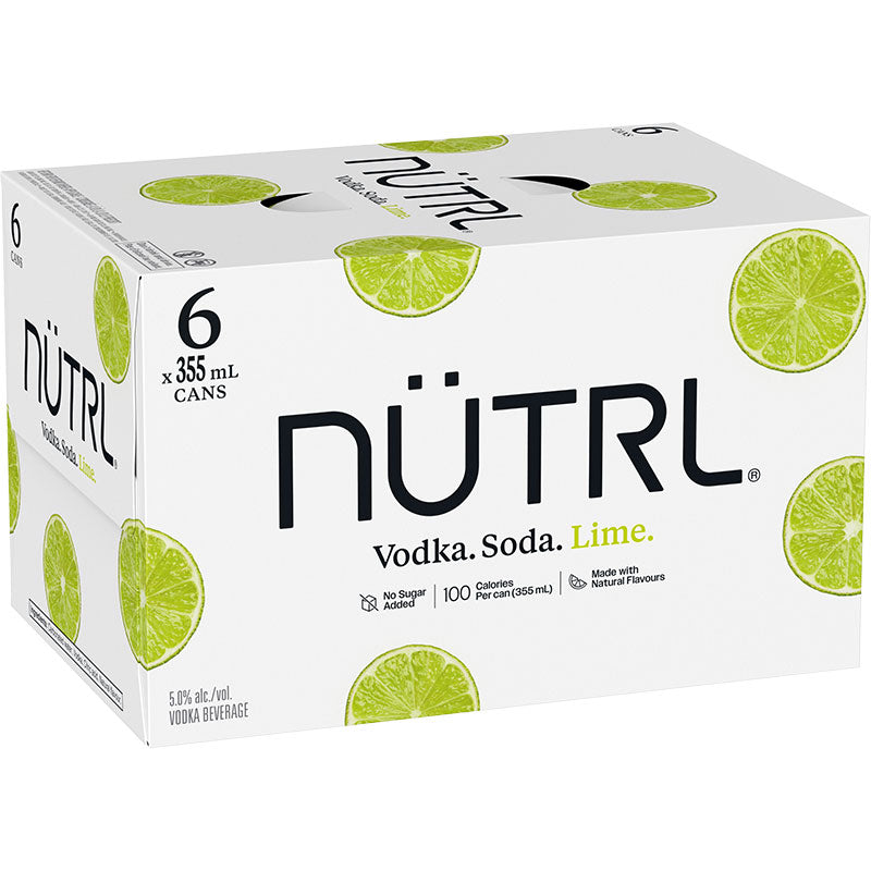 Nutrl Vodka Soda Lime 6 Cans