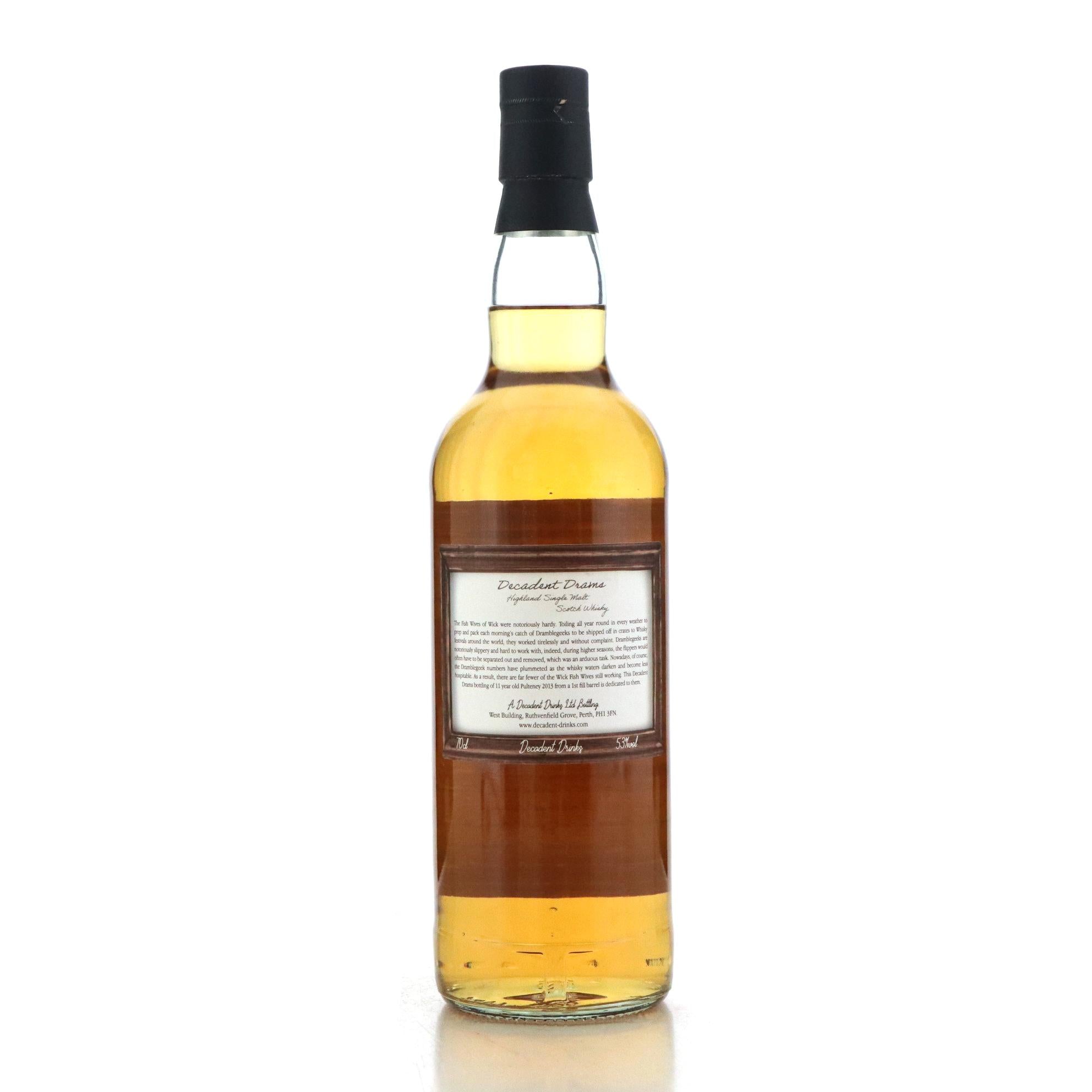 Decadent Drams Pulteney 2013 11 Year Old